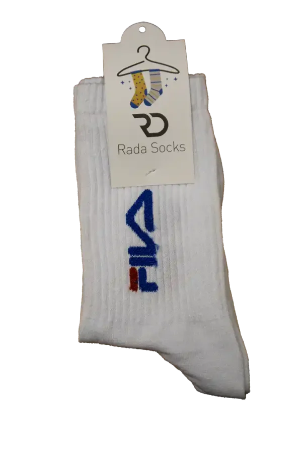جوراب طرح FILA ساق بلند