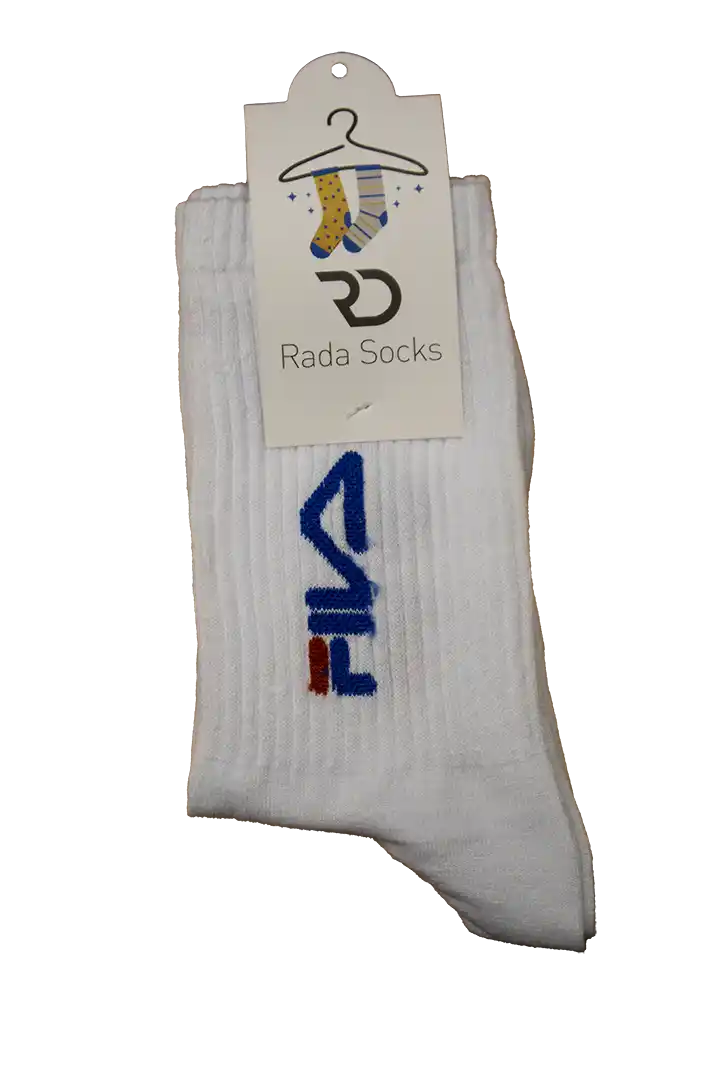 جوراب طرح FILA ساق بلند