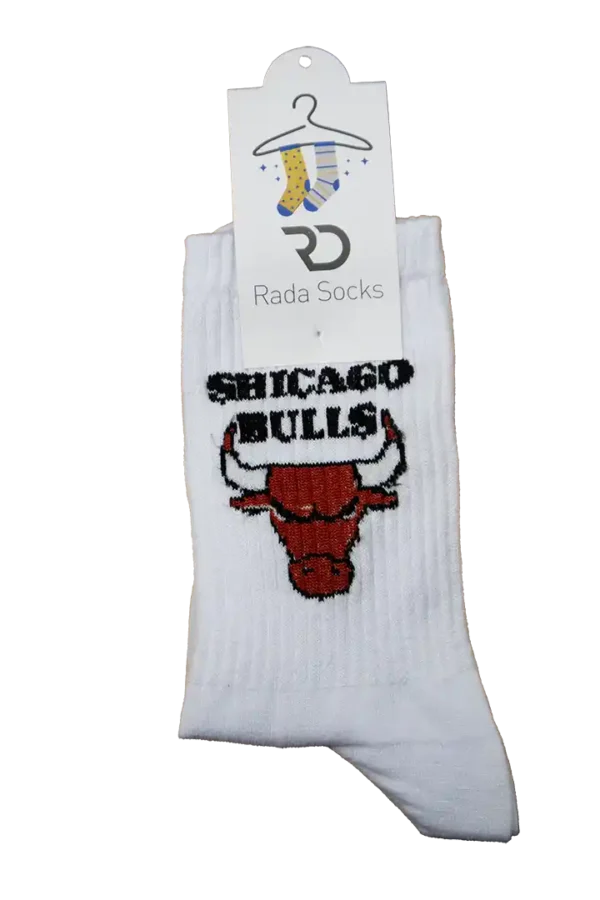 جوراب طرح SHICAGO BULLS ساق بلند