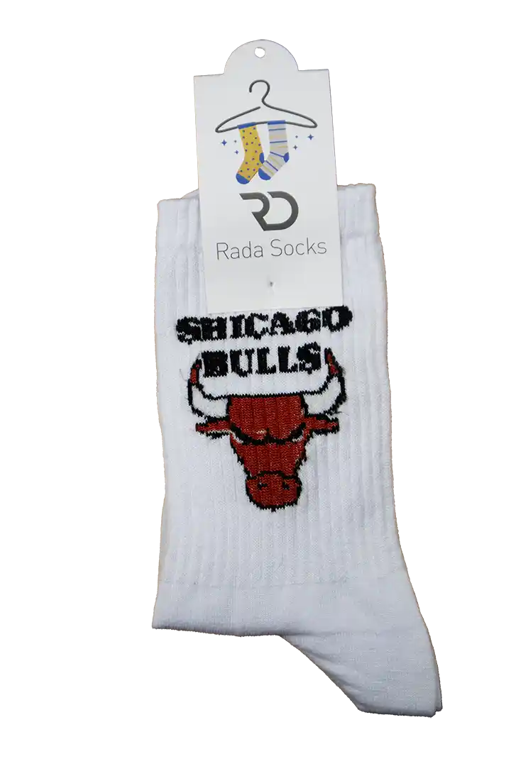 جوراب طرح SHICAGO BULLS ساق بلند