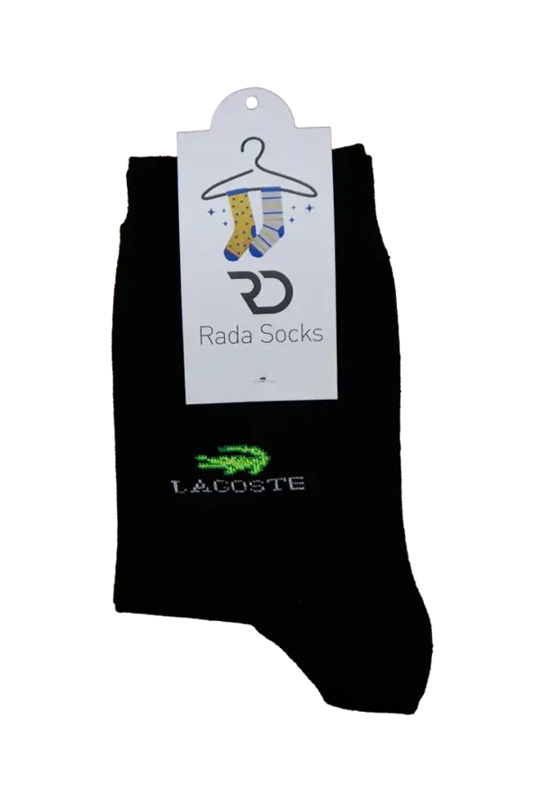 جوراب طرح LACOSTE ساق بلند