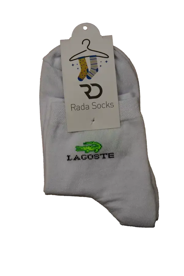 جوراب طرح LACOSTE نیم ساق