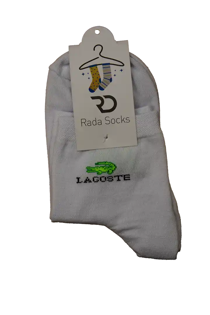 جوراب طرح LACOSTE نیم ساق